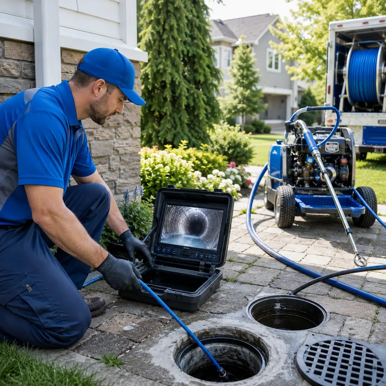 Outdoor drain cleaning professionals serving Moulton, TX